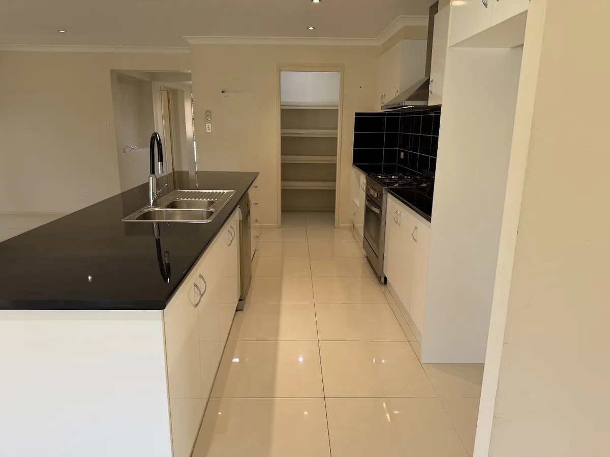 Kitchen with walk-in pantry