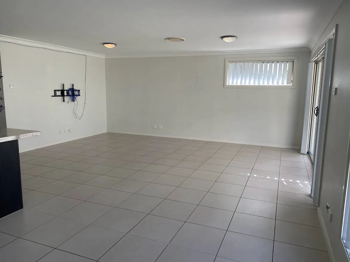 Tiled living room