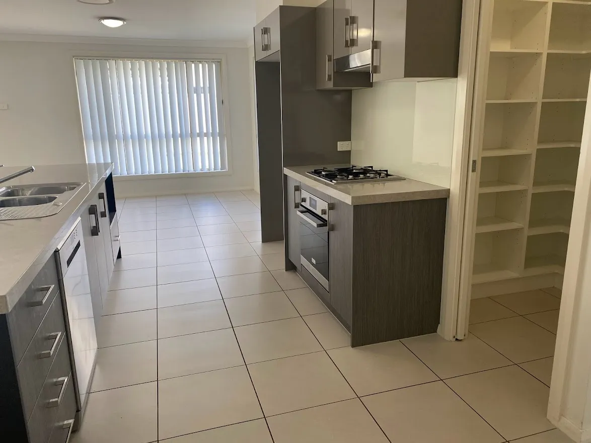 Kitchen with walk-in pantry