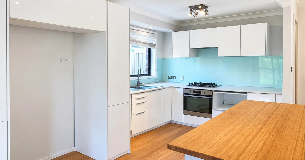 Kitchen with gas cooktop and dishwasher